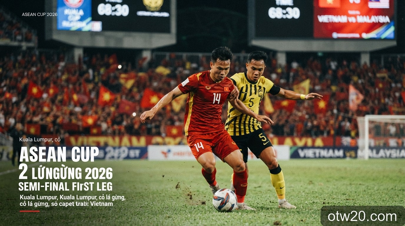 Bán kết ASEAN Cup 2026: Việt Nam đối đầu Malaysia - Thử thách bản lĩnh trên đất khách